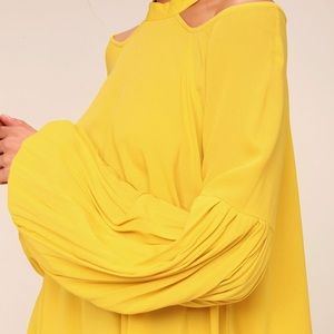 Free People Drift Away Cold Shoulder Tunic Top